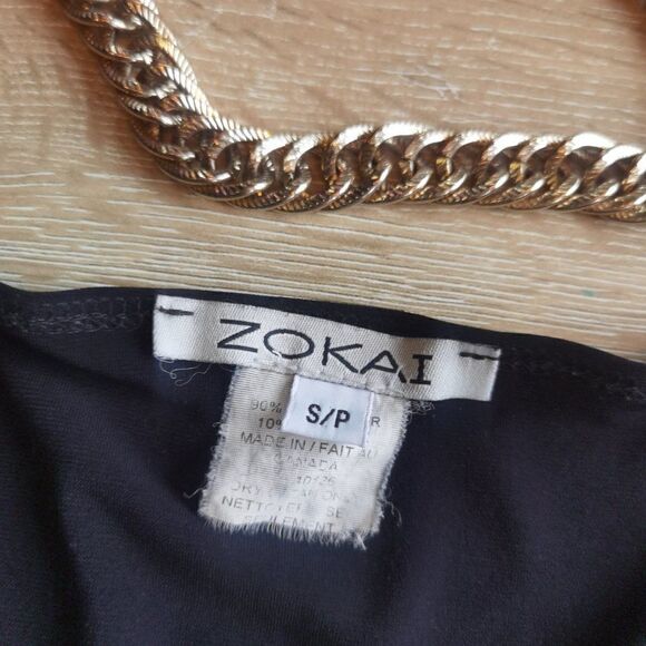 Y2K Twist Front Bell Sleeve 00s Top By ZOKAI - Picture 6 of 7